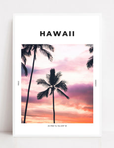Hawaii 'Mahalo Maui' Print