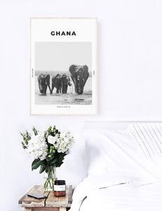 Ghana 'Walk On The Wild Side' Print
