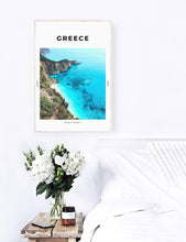 Load image into Gallery viewer, Greece &#39;Turquoise Haven&#39; Print
