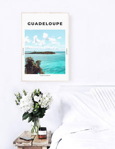 Guadeloupe 'The Butterfly Island' Print