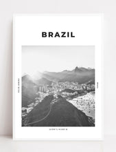 Load image into Gallery viewer, Brazil &#39;Sugarloaf At Sunset&#39; Print
