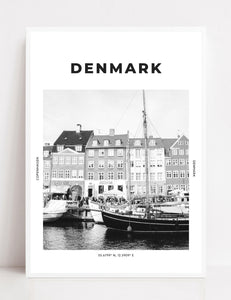 Denmark 'København' Print