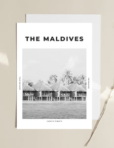 The Maldives 'Vitamin Sea' Print