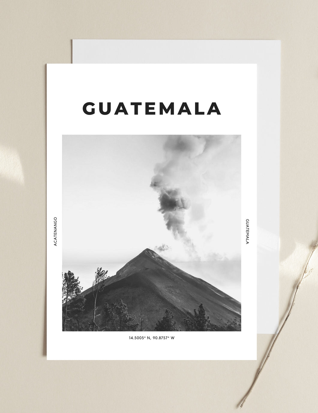 Guatemala 'Orange Mist' Print