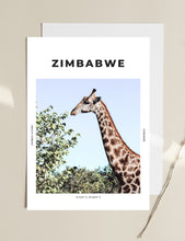 Load image into Gallery viewer, Zimbabwe &#39;Gerald Giraffe&#39; Print
