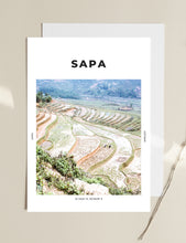 Load image into Gallery viewer, Sapa &#39;Greetings From Vietnam&#39; Print
