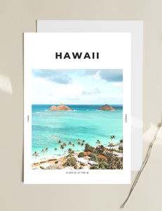 Hawaii 'Aloha Oahu' Print
