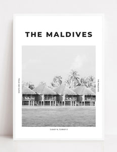 The Maldives 'Vitamin Sea' Print