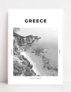 Greece 'Turquoise Haven' Print