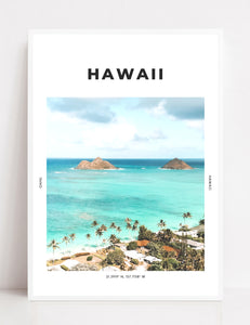 Hawaii 'Aloha Oahu' Print