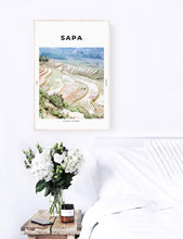 Load image into Gallery viewer, Sapa &#39;Greetings From Vietnam&#39; Print
