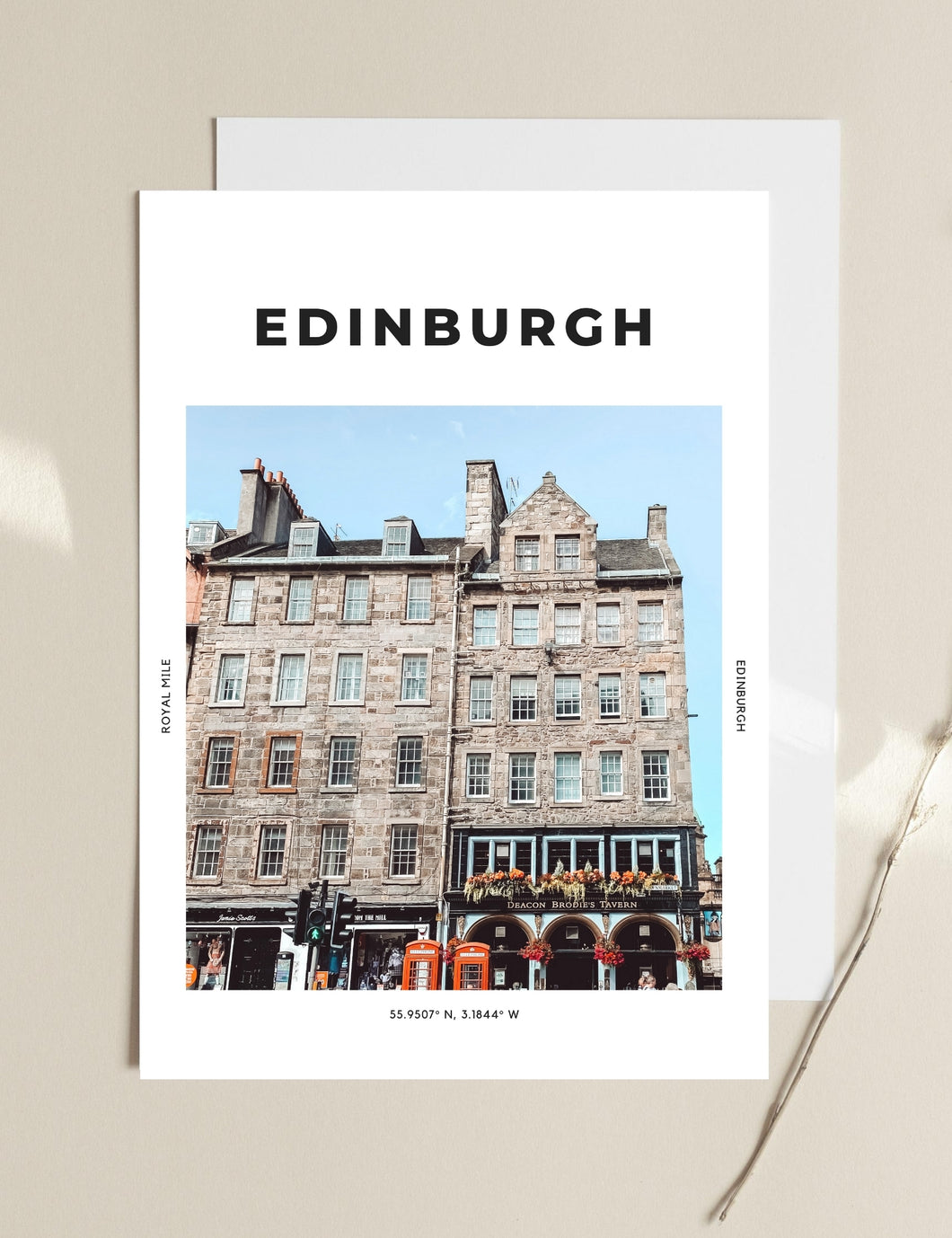 Edinburgh 'Royal Mile' Print