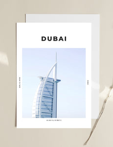 Dubai 'The Big Sail' Print